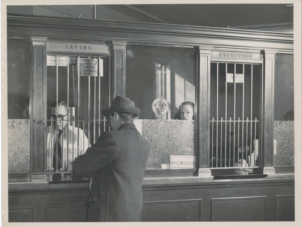 1950s Bank Transaction
