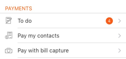 Bill Pay Screenshot