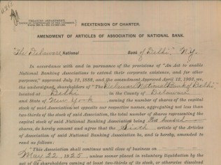 1925 Charter Extension and Share Holder SIgnatures